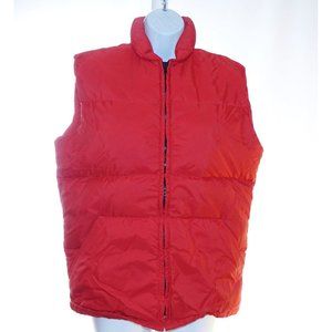 Rei Vest Men's Size Small Goose Down Red Puffer P… - image 1